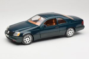 Mercedes 600 SEC C140 Grün Majorette 1:18 4418 Metall