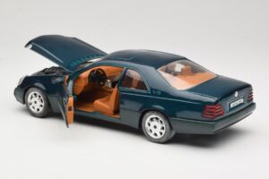Mercedes 600 SEC C140 Grün Majorette 1:18 4418 Metall – Bild 5 von 8