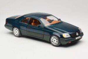Mercedes 600 SEC C140 Grün Majorette 1:18 4418 Metall – Bild 6 von 8