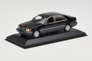 Mercedes 600 SEL W140 Black Metallic Minichamps 1:43 940035400 Metall – Bild 2 von 4