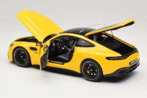 Mercedes AMG GT 43 C192 Turbo Sun Yellow NZG 1:18 B66960587 Metall – Bild 5 von 8