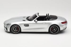 Mercedes AMG GT C Roadster R190 Silber Norev 1:18 183453 Metall – Bild 3 von 6
