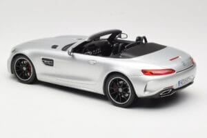 Mercedes AMG GT C Roadster R190 Silber Norev 1:18 183453 Metall – Bild 5 von 6