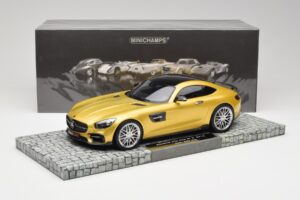 Mercedes Brabus AMG GT S C190 600 Desert Gold Minichamps 1:18 107032522 Metall – Bild 6 von 6