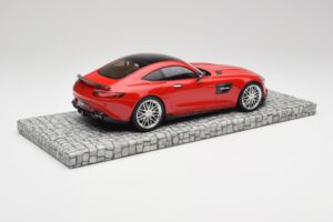 Mercedes Brabus AMG GT S C190 600 Mars Rot Minichamps 1:18 107032521 Metall – Bild 2 von 6