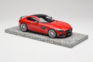 Mercedes Brabus AMG GT S C190 600 Mars Rot Minichamps 1:18 107032521 Metall – Bild 4 von 6