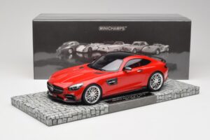 Mercedes Brabus AMG GT S C190 600 Mars Rot Minichamps 1:18 107032521 Metall – Bild 6 von 6