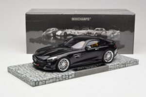 Mercedes Brabus AMG GT S C190 Obsidian Schwarz Minichamps 1:18 107032520 Metall – Bild 6 von 6