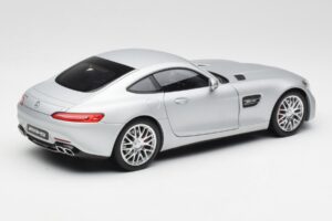 Mercedes AMG GT S C190 Designo Iridium Silber Magno Norev 1:18 B66960485 Metall – Bild 3 von 8
