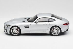 Mercedes AMG GT S C190 Designo Iridium Silber Magno Norev 1:18 B66960485 Metall – Bild 4 von 8