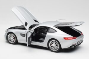 Mercedes AMG GT S C190 Designo Iridium Silber Magno Norev 1:18 B66960485 Metall – Bild 5 von 8
