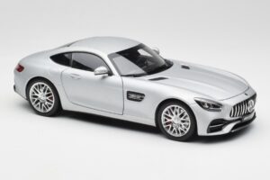 Mercedes AMG GT S C190 Designo Iridium Silber Magno Norev 1:18 B66960485 Metall – Bild 6 von 8