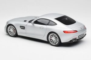 Mercedes AMG GT S C190 Designo Iridium Silber Magno Norev 1:18 B66960485 Metall – Bild 7 von 8