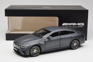 Mercedes AMG GT 63 S X290 Aero Package Designo Selenite Grau Magno Norev 1:18 B66961038 Metall – Bild 8 von 8