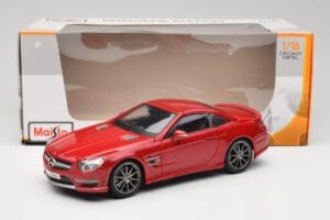 Mercedes AMG SL 63 R231 Rot Maisto 1:18 36199 Metall – Bild 8 von 8