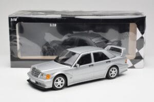 Mercedes 190E W201 2.5-16 EVO 2 Astral Silber Metallic Minichamps 1:18 155036101 Metall – Bild 6 von 6