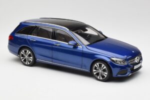 Mercedes C-Class S205 T-Modell Brilliant Blau Metallic Norev 1:18 B66960257 Metall – Bild 6 von 8