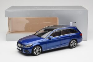 Mercedes C-Class S205 T-Modell Brilliant Blau Metallic Norev 1:18 B66960257 Metall – Bild 8 von 8