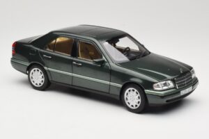 Mercedes C-Class W202 Malachite Green Norev 1:18 183372 Metall – Bild 4 von 8