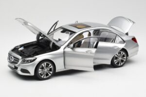Mercedes C-Class W205 Iridium Silber Metallic Norev 1:18 B66960253 Metall – Bild 2 von 8