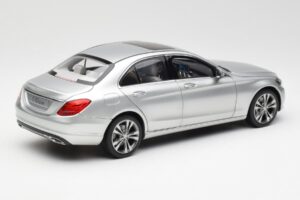 Mercedes C-Class W205 Iridium Silber Metallic Norev 1:18 B66960253 Metall – Bild 3 von 8