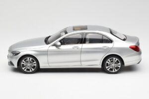 Mercedes C-Class W205 Iridium Silber Metallic Norev 1:18 B66960253 Metall – Bild 4 von 8