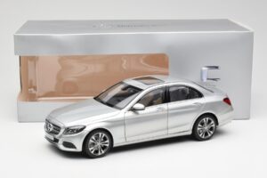 Mercedes C-Class W205 Iridium Silber Metallic Norev 1:18 B66960253 Metall – Bild 8 von 8