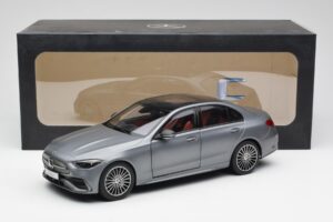 Mercedes C-Class W206 Designo Selenite Grau Magno NZG 1:18 B66960638 Metall – Bild 2 von 8