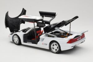 Mercedes C112 Sport Weiss & Schwarz Guiloy 1:18 68521 Metall – Bild 5 von 8