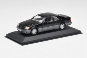 Mercedes C140 600 SEC Schwarz Minichamps 1:43 32600 Metall – Bild 2 von 4