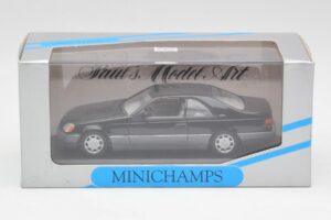 Mercedes C140 600 SEC Schwarz Minichamps 1:43 32600 Metall – Bild 4 von 4