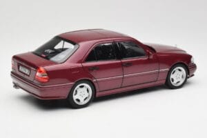 Mercedes AMG C36 W202 Almandine Rot Norev 1:18 B66040706 Metall – Bild 3 von 8