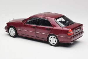 Mercedes AMG C36 W202 Almandine Rot Norev 1:18 B66040706 Metall – Bild 7 von 8