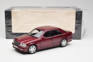 Mercedes AMG C36 W202 Almandine Rot Norev 1:18 B66040706 Metall – Bild 8 von 8
