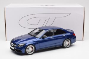 Mercedes AMG C63 S W205 Blau GT Spirit 1:18 ZM044 Resin – Bild 6 von 6