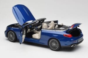 Mercedes CLE Cabriolet A236 Blau Norev 1:18 B66960653 Metall – Bild 6 von 9
