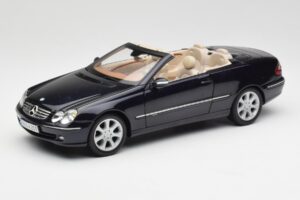 Mercedes CLK 500 W209 Cabriolet Dunkelblau Metallic Kyosho 1:18 B66962174 Metall