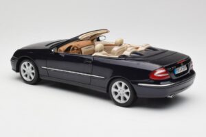 Mercedes CLK 500 W209 Cabriolet Dunkelblau Metallic Kyosho 1:18 B66962174 Metall – Bild 8 von 9