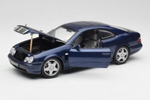 Mercedes CLK 55 AMG C209 Blau Metallic Anson 1:18 30343 Metall – Bild 2 von 8