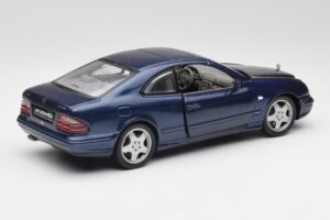 Mercedes CLK 55 AMG C209 Blau Metallic Anson 1:18 30343 Metall – Bild 3 von 8