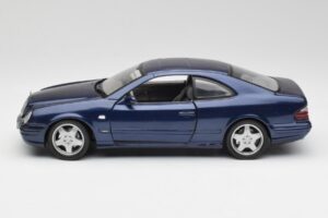 Mercedes CLK 55 AMG C209 Blau Metallic Anson 1:18 30343 Metall – Bild 4 von 8