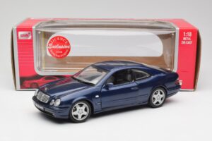 Mercedes CLK 55 AMG C209 Blau Metallic Anson 1:18 30343 Metall – Bild 8 von 8
