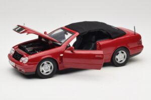 Mercedes CLK A208 Cabriolet Rot Anson 1:18 30338 Metall – Bild 2 von 8