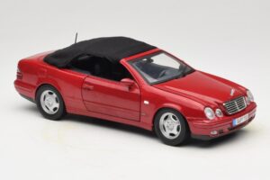 Mercedes CLK A208 Cabriolet Rot Anson 1:18 30338 Metall – Bild 6 von 8