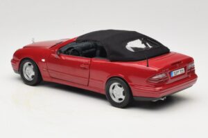 Mercedes CLK A208 Cabriolet Rot Anson 1:18 30338 Metall – Bild 7 von 8