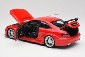Mercedes CLK DTM AMG C209 Mars Rot Kyosho 1:18 08461R Metall – Bild 5 von 8
