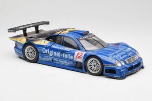 Mercedes CLK GTR #12 Original Teile FIA GT 1999 Maisto 1:18 56036 Metall – Bild 5 von 7