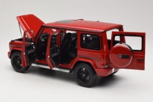 Mercedes G 500 W463 Rot Minichamps 1:18 110037101 Metall – Bild 5 von 8