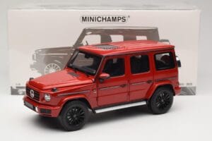 Mercedes G 500 W463 Rot Minichamps 1:18 110037101 Metall – Bild 8 von 8