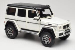 Mercedes G 63 AMG 4x4 Squared Polar White Almost Real 1:18 820203 Metall – Bild 6 von 8